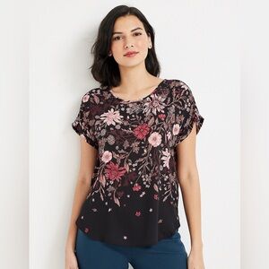 Maurice's floral blouse size small